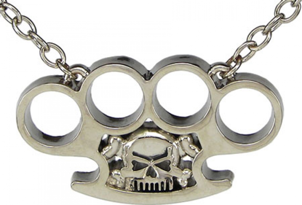ROCK REBEL ANH NGER Schlagring Mit Totenkopf Kette EUR 21 95 rock-rebel-anh-nger-schlagring-mit-totenkopf-kette-eur-21-95